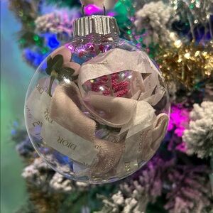 Velvet Ribbon Floral Fashion Ornament